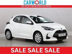 White Used 2021 Toyota Yaris Hatchback | £14,040 (Expensive)