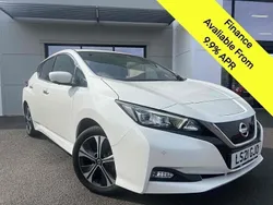 White Used 2021 Nissan Leaf Tekna Hatchback | £11,195 (Fair price)