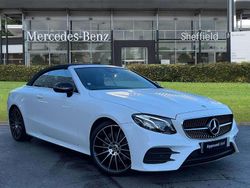 White Used 2020 Mercedes E220 AMG line Cabriolet | £23,985 (Fair price)