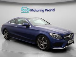 Blue Used 2018 Mercedes C220 AMG line Coupe | £16,700 (Fair price)
