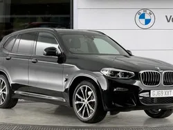 Black Used 2019 BMW X3 M Sport SUV | £26,397