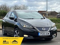 Black Used 2018 Nissan Leaf Hatchback | £7,479 (A bit pricey)