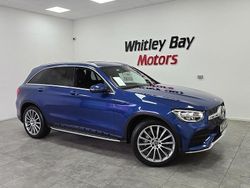 Blue Used 2022 Mercedes GLC300 AMG Line Premium Estate | £29,990 (Good price)