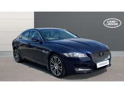 Blue Used 2017 Jaguar XF Portfolio Sedan | £11,480 (Fair price)