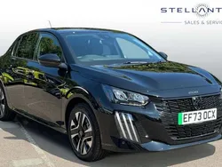 Black New 2024 Peugeot e-208 Style Hatchback | £17,249