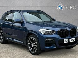 Blue Used 2019 BMW X3 M Sport SUV | £27,995 (Fair price)