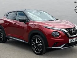 Red New 2025 Nissan Juke Tekna+ SUV | £24,203 (Expensive)