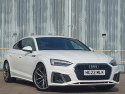 White Used 2022 Audi A5 S-Line Coupe | £26,498 (Fair price)
