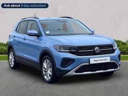 Blue New 2025 VW T-Cross Match SUV | £22,643 (A bit pricey)