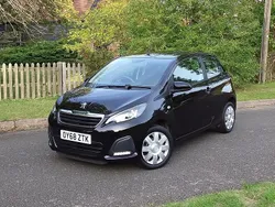 Black Used 2018 Peugeot 108 Active Hatchback | £4,595 (A bit pricey)