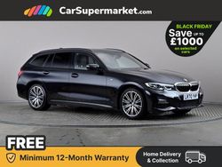 Black Used 2020 BMW 330e M Sport Estate | £18,697 (Fair price)