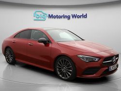 Red Used 2022 Mercedes CLA200 AMG line Coupe | £28,000 (Expensive)