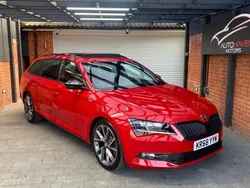Red Used 2018 Skoda Superb SportLine Estate | £17,990 (Fair price)