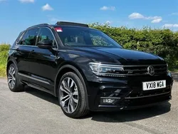 Black Used 2018 VW Tiguan R-line SUV | £17,999 (Fair price)