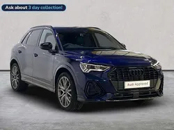 Blue Used 2025 Audi Q3 Black Edition SUV | £36,854 (Fair price)