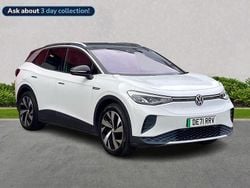 White Used 2021 VW ID.4 Pro Performance SUV | £15,895 (Fair price)