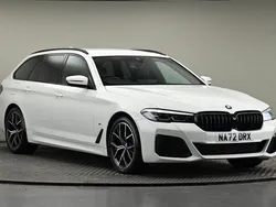 White Used 2022 BMW 520 M Sport Estate | £27,000 (Good price)