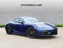 Gentian blue metallic New 2025 Porsche 718 Cayman Coupe | £70,990