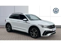 White Used 2022 VW Tiguan R-line SUV | £26,163 (Fair price)
