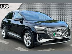 Black Used 2023 Audi Q4 e-tron S-Line SUV | £29,209 (Super price)