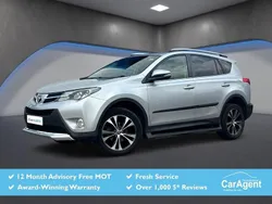 Silver Used 2015 Toyota RAV4 SUV | £13,495 (A bit pricey)