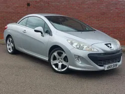 Silver Used 2011 Peugeot 308 CC GTi Cabriolet | £3,495 (Fair price)