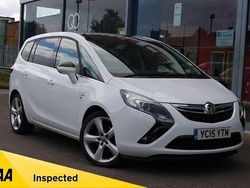 White Used 2015 Vauxhall Zafira Tourer Elite MPV | £6,275 (Fair price)