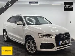 White Used 2015 Audi Q3 S-Line SUV | £10,495 (Fair price)