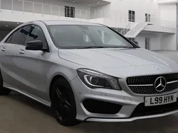 Silver Used 2014 Mercedes CLA180 AMG Sedan | £7,995 (Fair price)