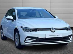 Pure white Used 2022 VW Golf VIII Life Hatchback | £16,795 (Good price)