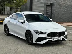 White Used 2023 Mercedes CLA180 AMG line Sedan | £28,995 (Super price)