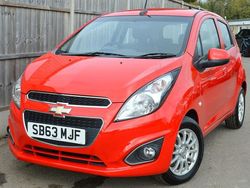 Red Used 2013 Chevrolet Spark LT Hatchback | £2,949 (Fair price)