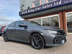 Polished metal grey Used 2020 Honda Civic SR Hatchback | £11,975 (Fair price)