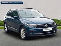 Blue Used 2021 VW Tiguan Life SUV | £16,979 (Good price)