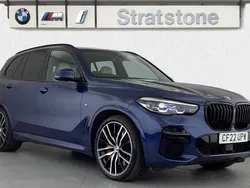 Blue Used 2022 BMW X5 M Sport SUV | £47,817 (Fair price)