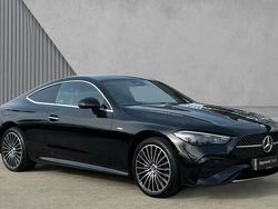 Obsidian black metallic Used 2025 Mercedes CLE300 AMG Line Premium Plus Coupe | £51,780 (Fair price)