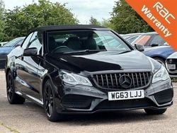 Black Used 2013 Mercedes E220 AMG Cabriolet | £9,500 (Fair price)