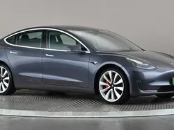 Grey Used 2019 Tesla Model 3 Performance Sedan | £24,698 (Expensive)