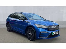Blue Used 2025 Skoda Enyaq iV vRS SUV | £37,490 (Fair price)