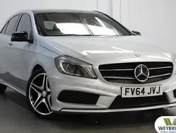 Silver Used 2014 Mercedes A200 AMG Hatchback | £8,695 (Fair price)