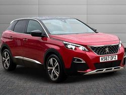 Red Used 2017 Peugeot 3008 GT-line SUV | £9,800 (Fair price)