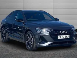 Grey Used 2022 Audi e-tron Sportback Black Edition SUV | £34,550