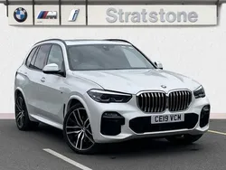 White Used 2019 BMW X5 M Sport SUV | £34,345 (Fair price)