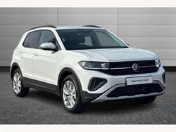 Pure white Used 2025 VW T-Cross Match SUV | £22,150 (A bit pricey)