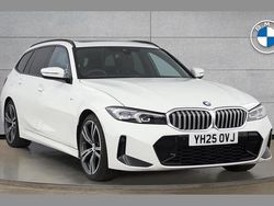 White Used 2025 BMW 320 M Sport Estate | £32,750 (Fair price)