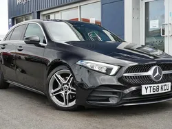 Black Used 2018 Mercedes A200 AMG Line Premium Hatchback | £16,495 (Fair price)
