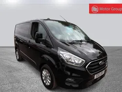 Black Used 2021 Ford Transit Custom Limited Van | £13,990 (Fair price)