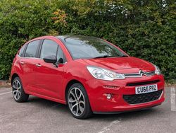 Red Used 2016 Citroën C3 Platinum Hatchback | £5,595 (Fair price)