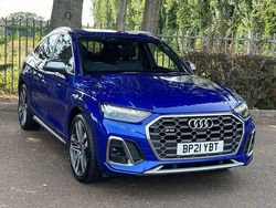 Blue Used 2021 Audi SQ5 Design SUV | £38,391 (Fair price)
