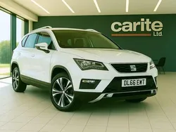 White Used 2016 Seat Ateca Ecomotive SUV | £9,995 (Fair price)